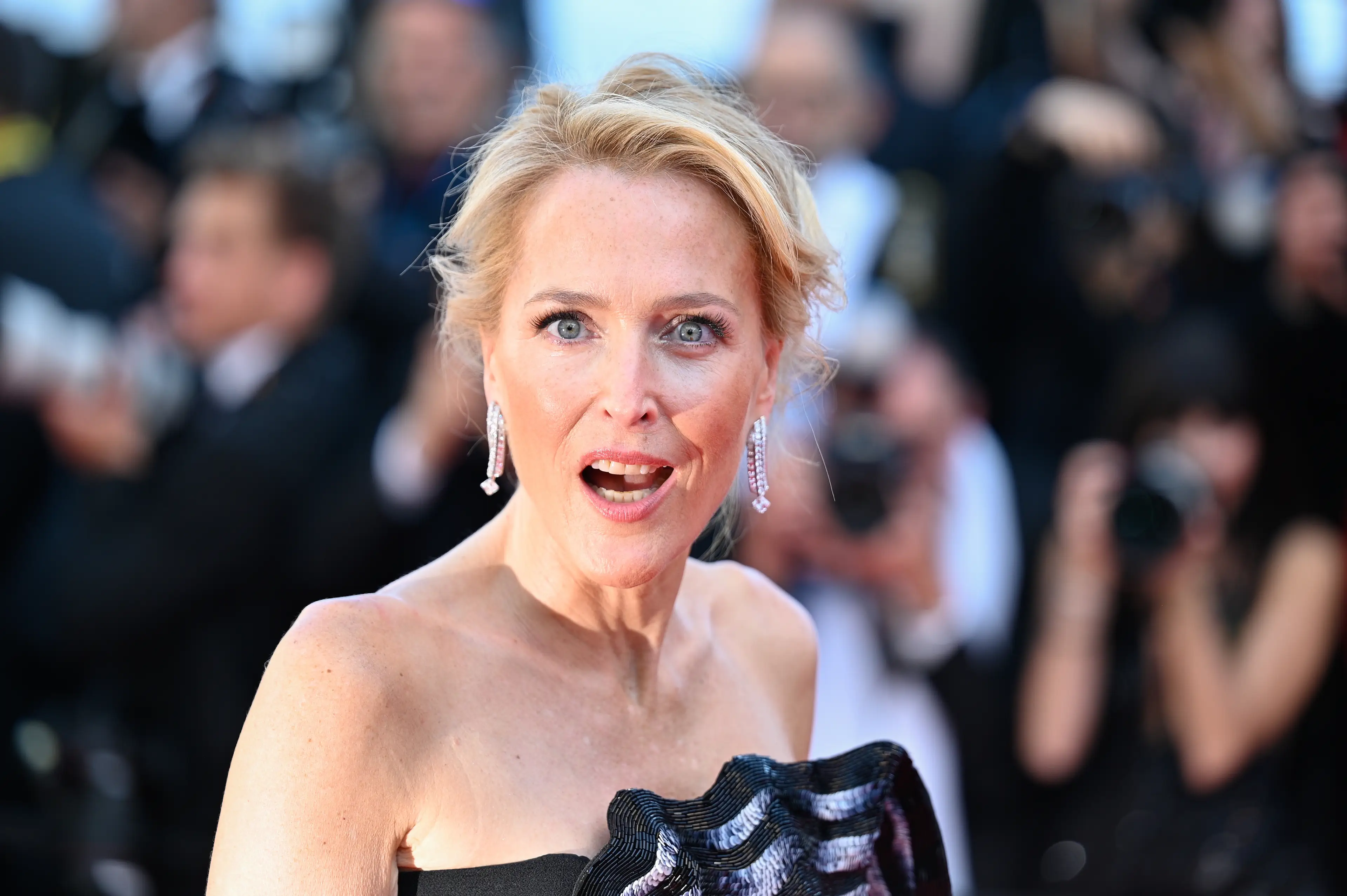 Gillian Anderson channeled her inner wild child as she reflected on her rebellious teenage years in Michigan (Stephane Cardinale - Corbis/Corbis via Getty Images)