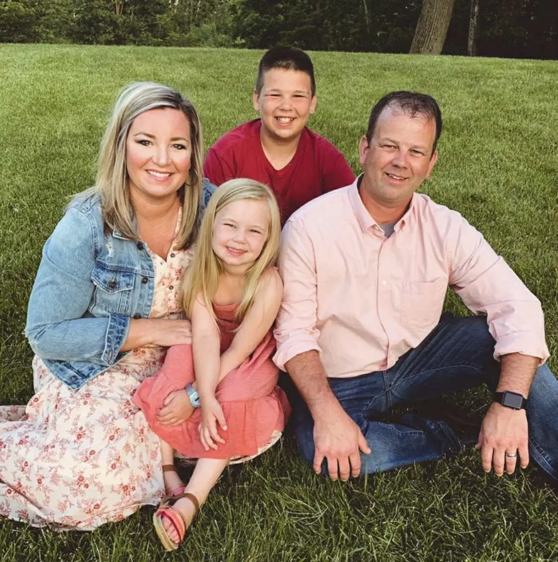 Amber started experiencing symptoms after the birth of her second child (SWNS)