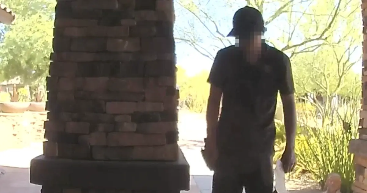 The driver was staggering to the door.