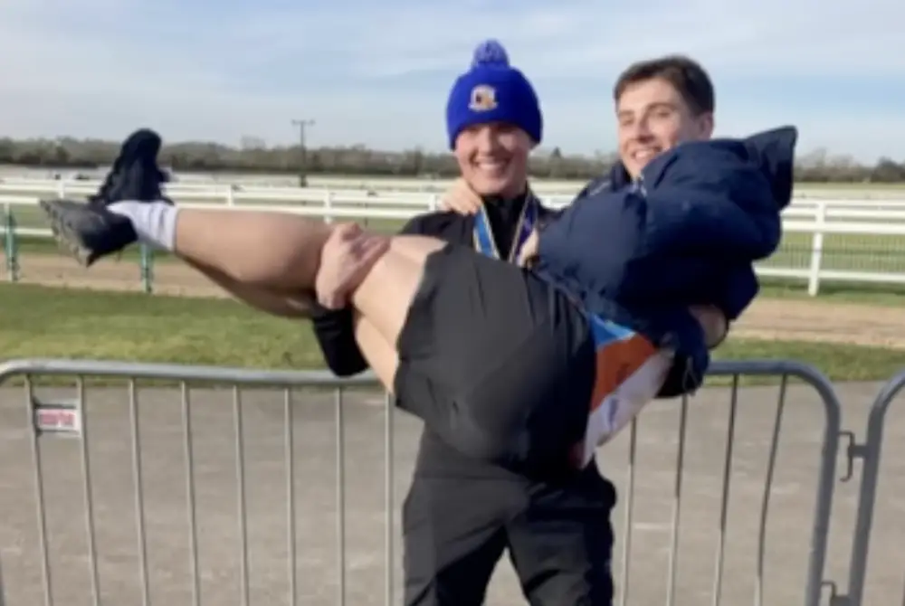 Jordan has also run marathons to help raise money for research into the condition (GMB/YouTube)