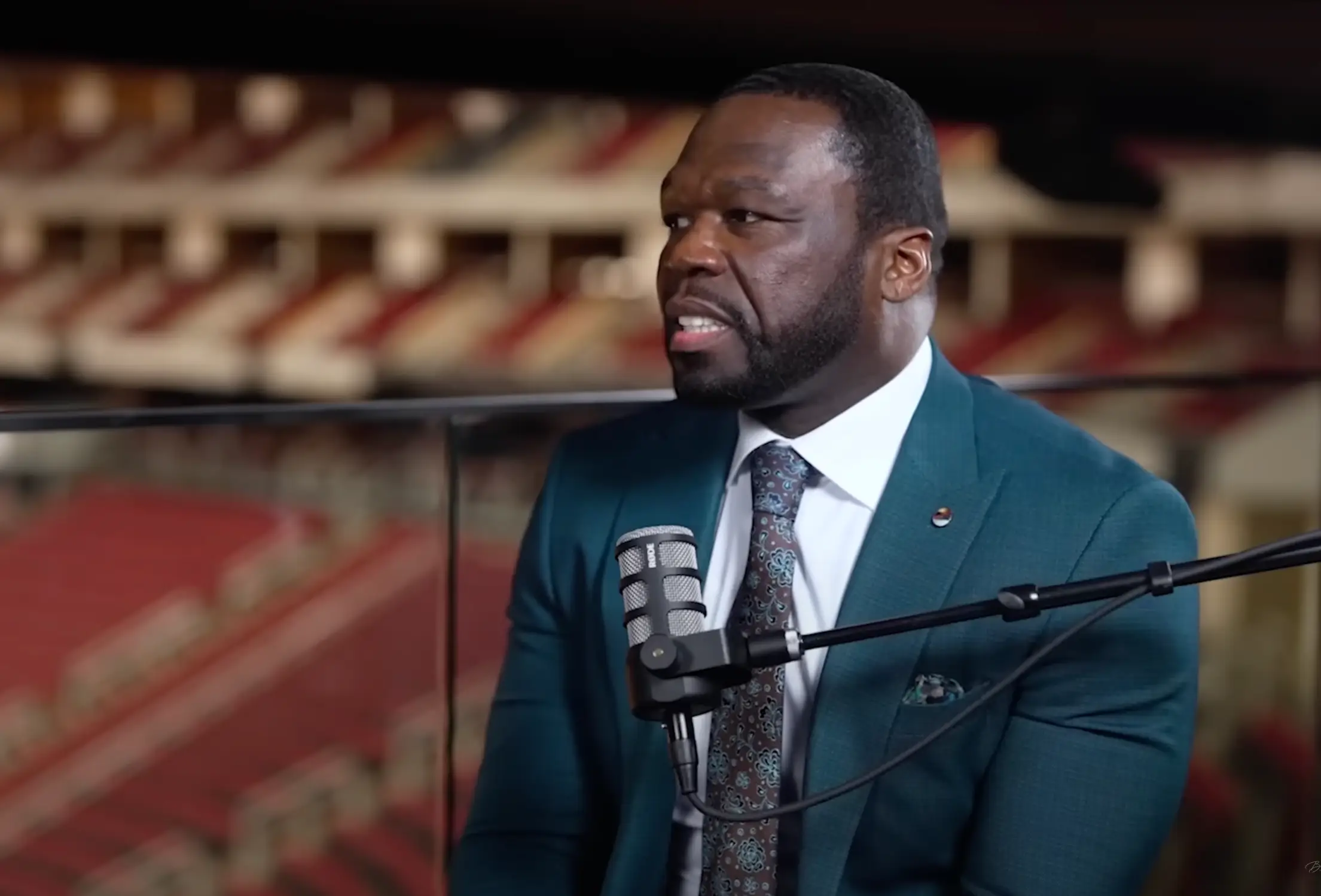 50 Cent opened up in the interview with Brian J. Roberts.