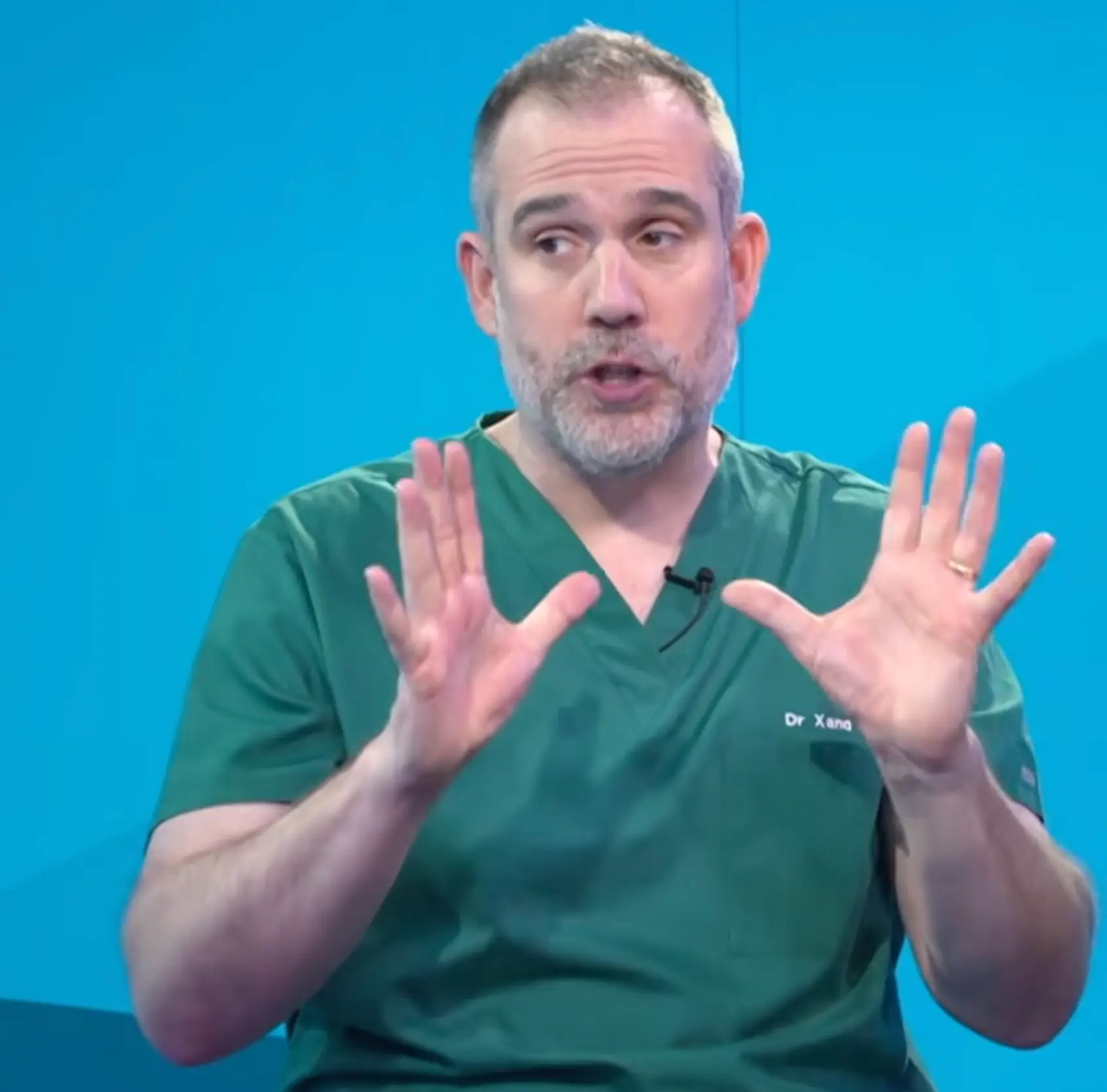 Dr Xand warned people against taking health advice from social media (BBC)