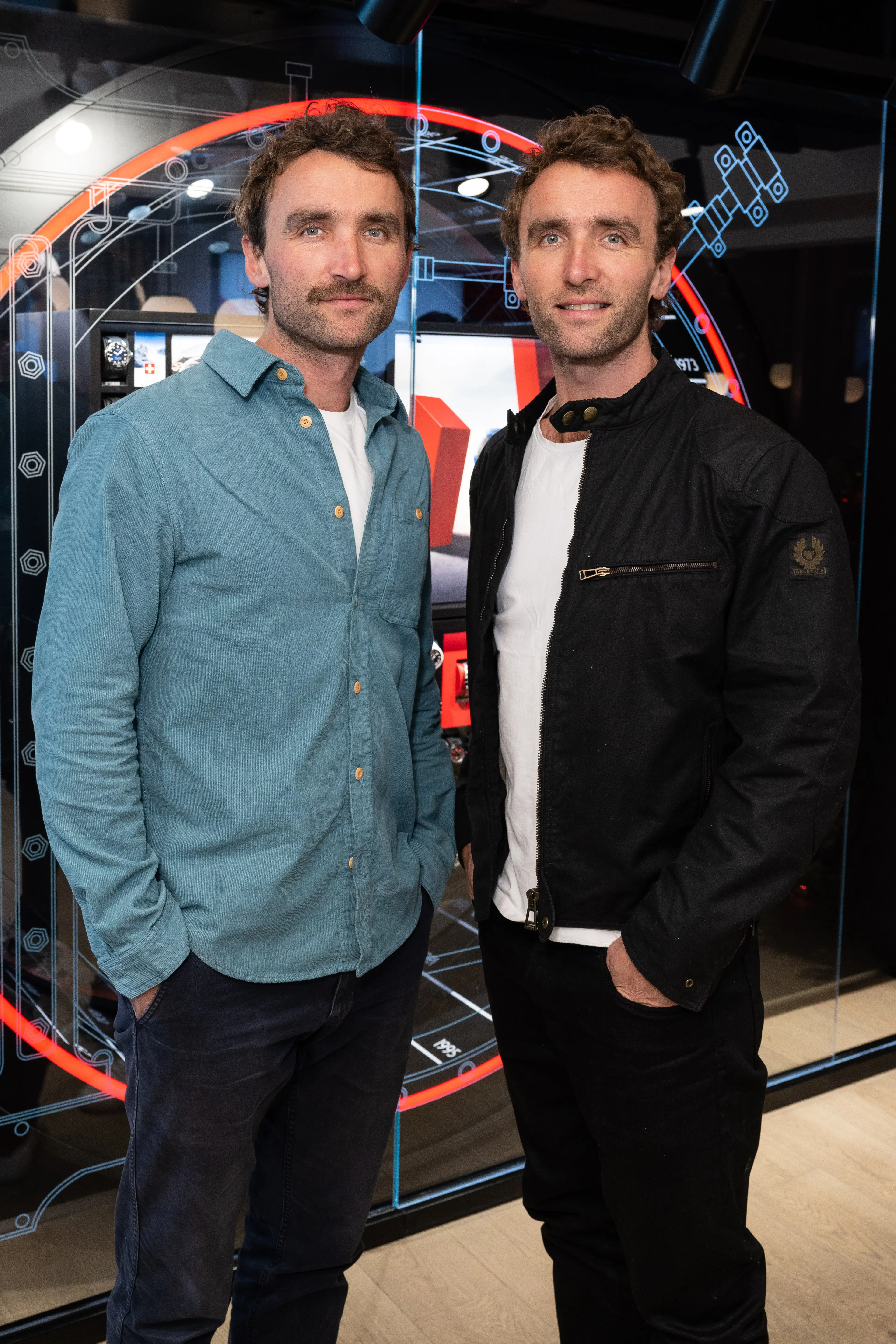 Hugo (left) and Ross (right) don't plan on stopping taking part in studies any time soon (Jeff Spicer/Getty Images for Tissot UK)
