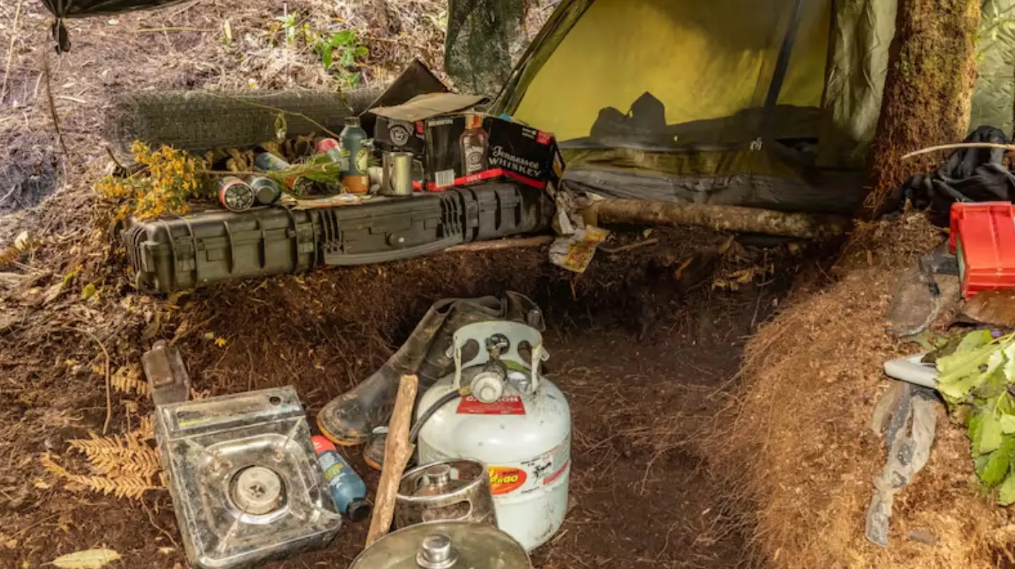 Police have released photos of a second campsite (New Zealand Police)