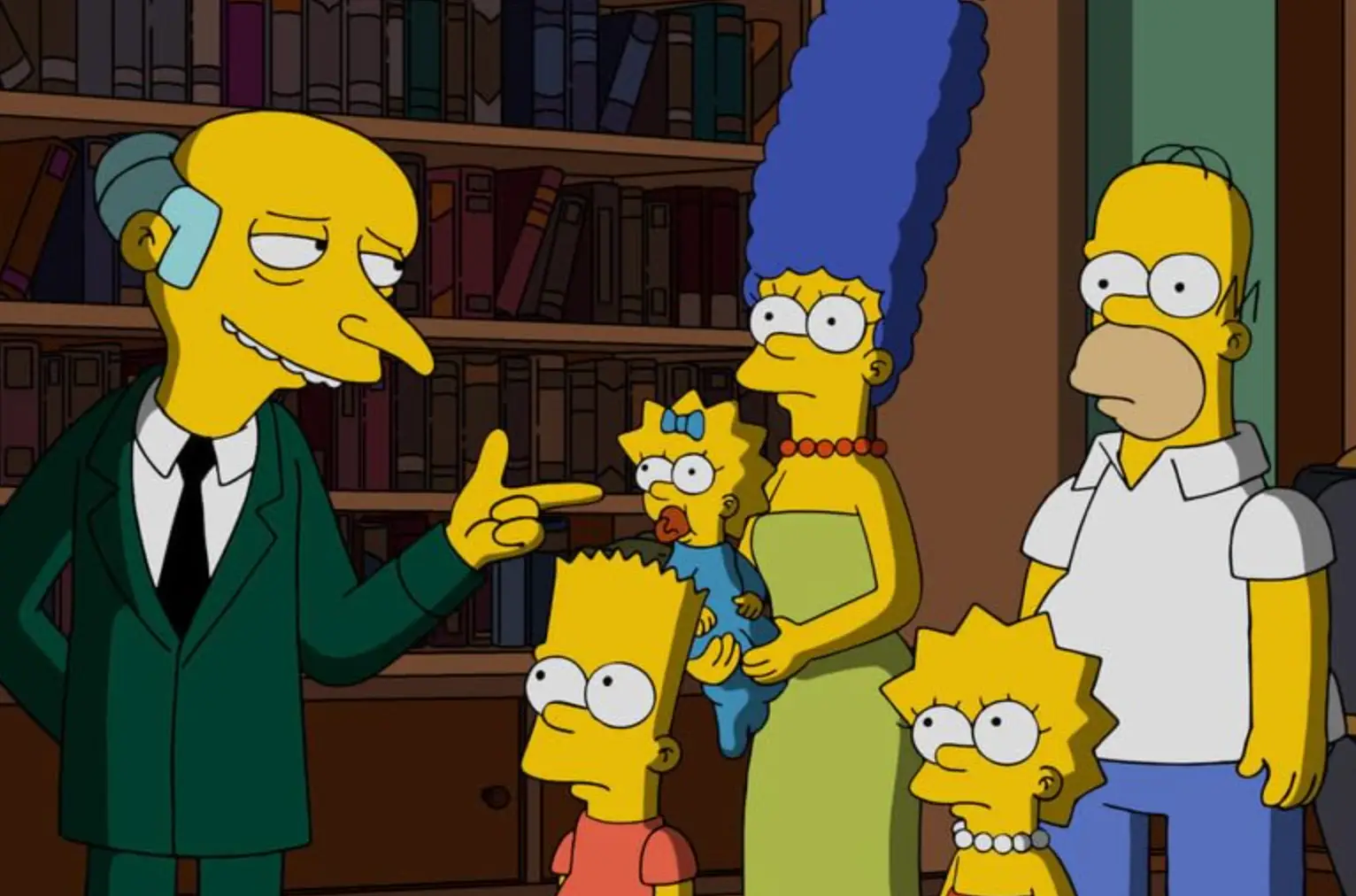 Fans noticed noticeable changes in Mr Burns' voice. (Fox/Disney)