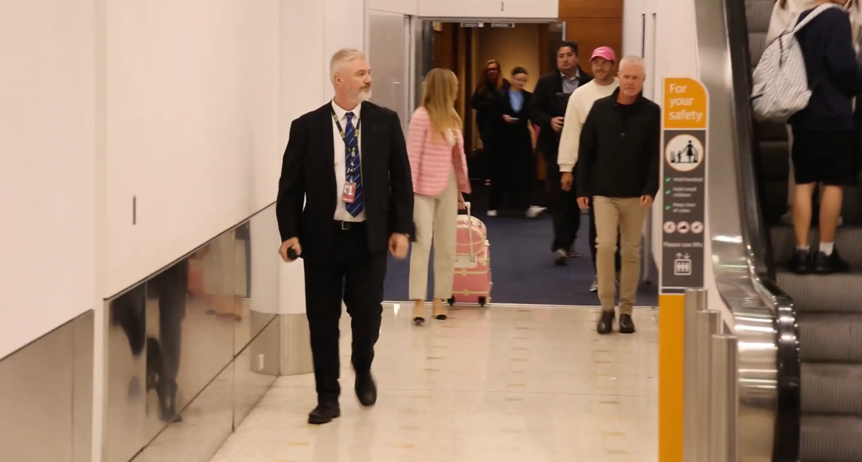 The actor couldn't help but stare at her other half.