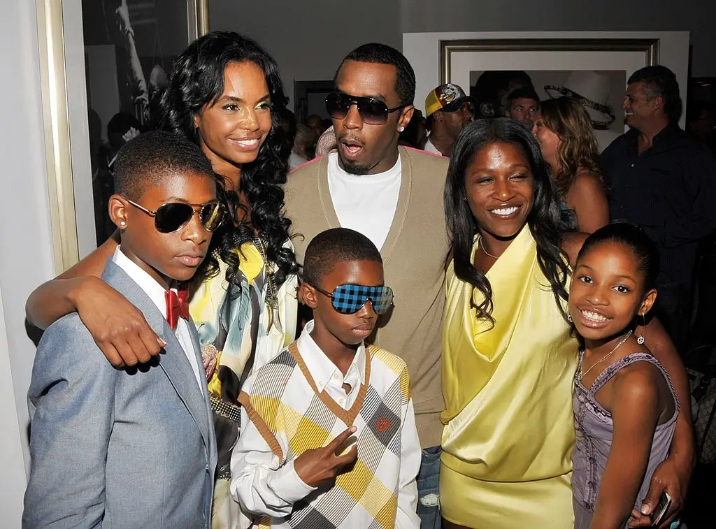 Kim Porter, Diddy and their children (Dr. Billy Ingram/WireImage)
