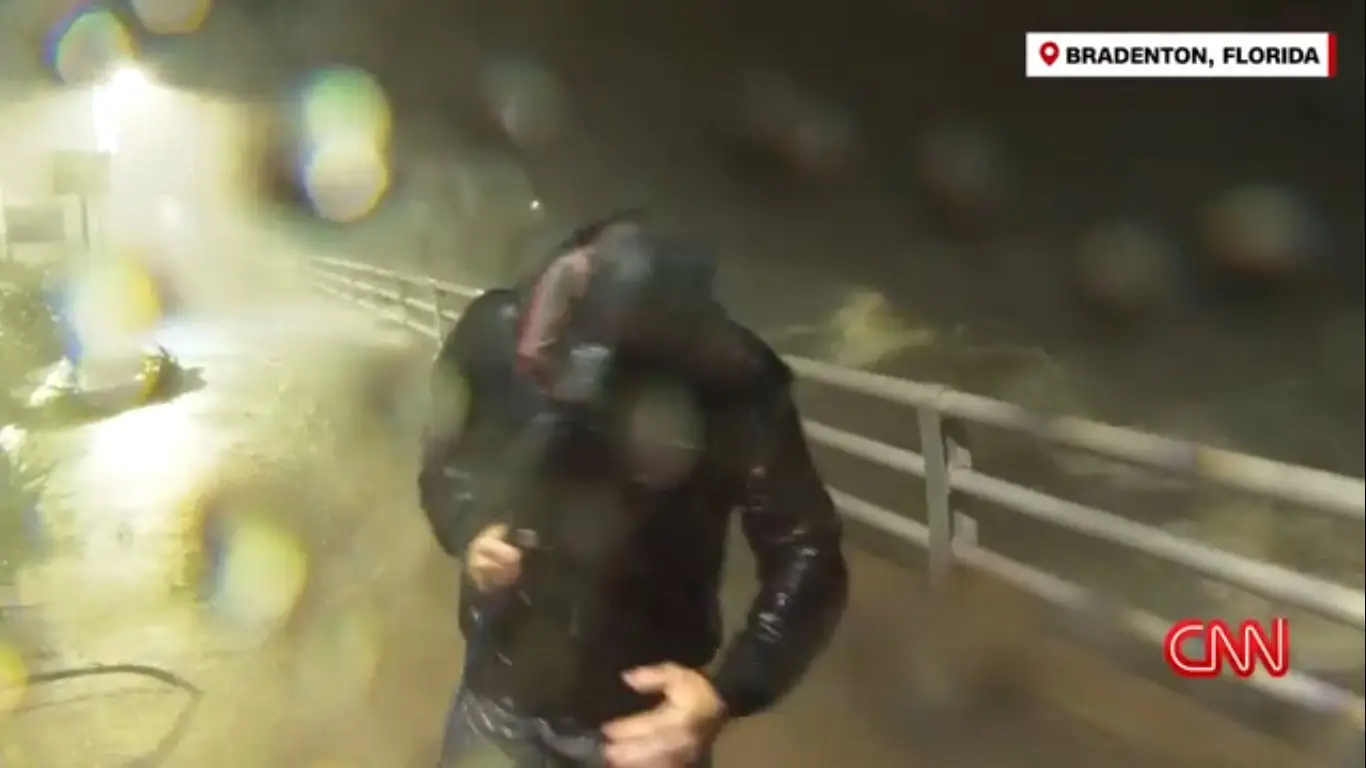 Hurricane Milton is currently classified as a category one storm (CNN) 