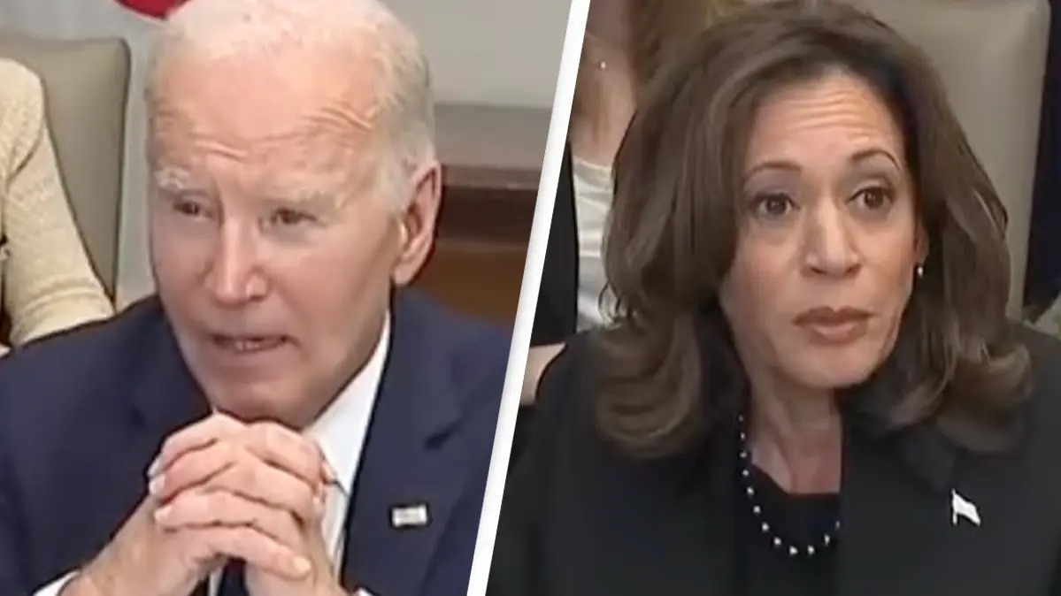 Joe Biden tells Kamala Harris to 'fire away' in awkward moment during LA wildfire briefing
