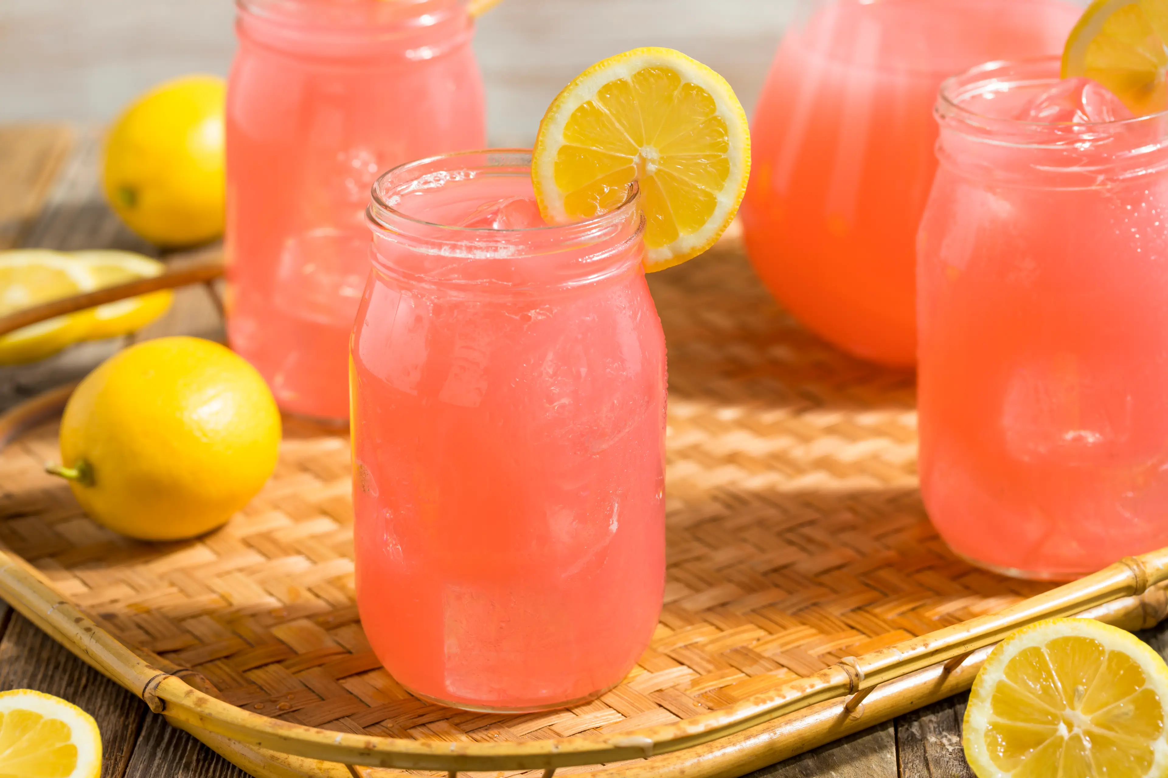 Pink lemonade can be delicious on a hot day. (bhofack2)