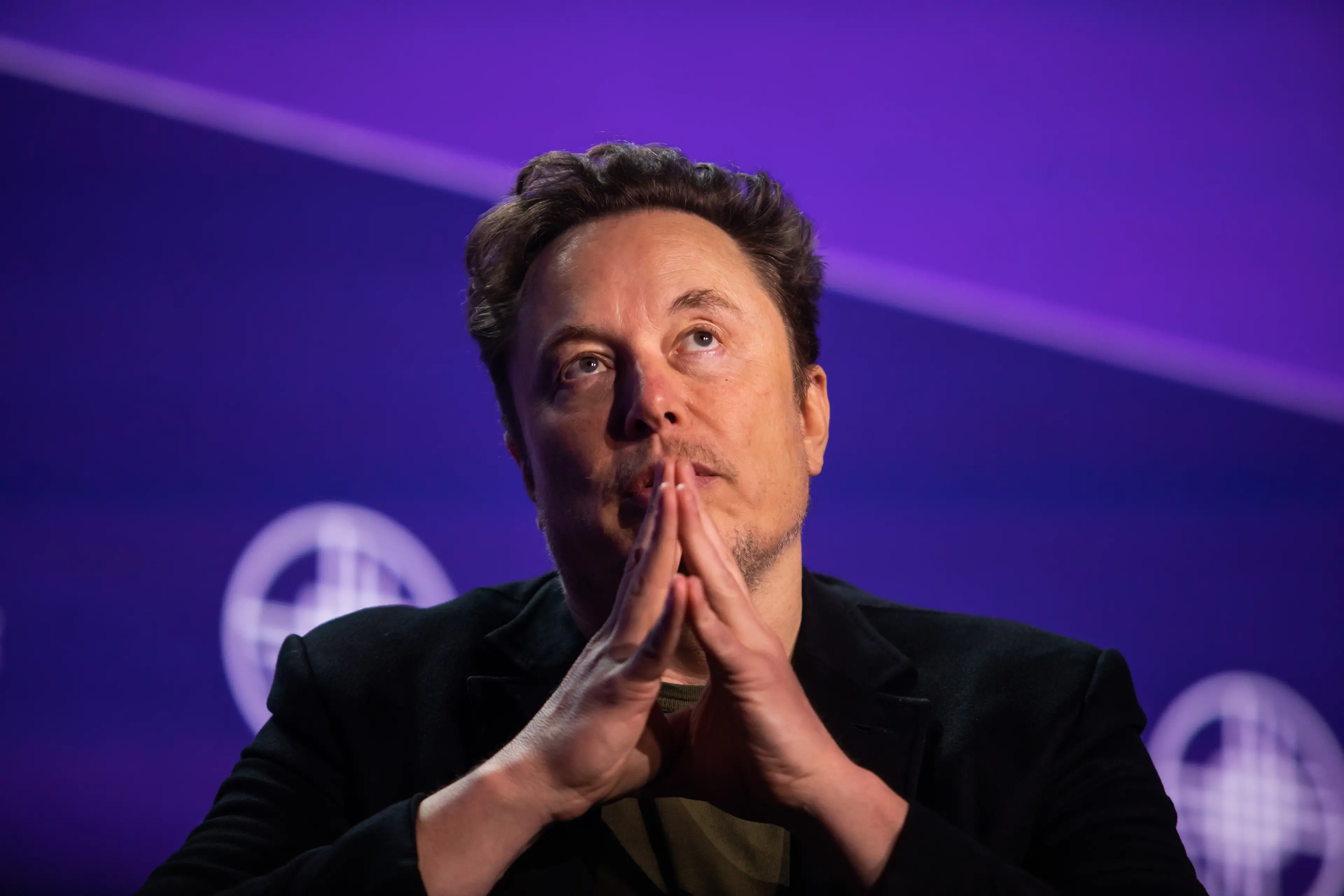 Elon Musk's favorite interview question is quite the head-scratcher. (Apu Gomes/Getty Images) 