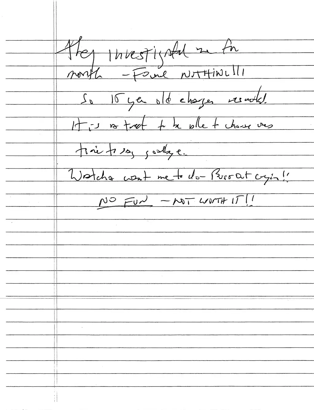A suicide note allegedly penned by Epstein has been unsealed (US District Court Southern District of NY)
