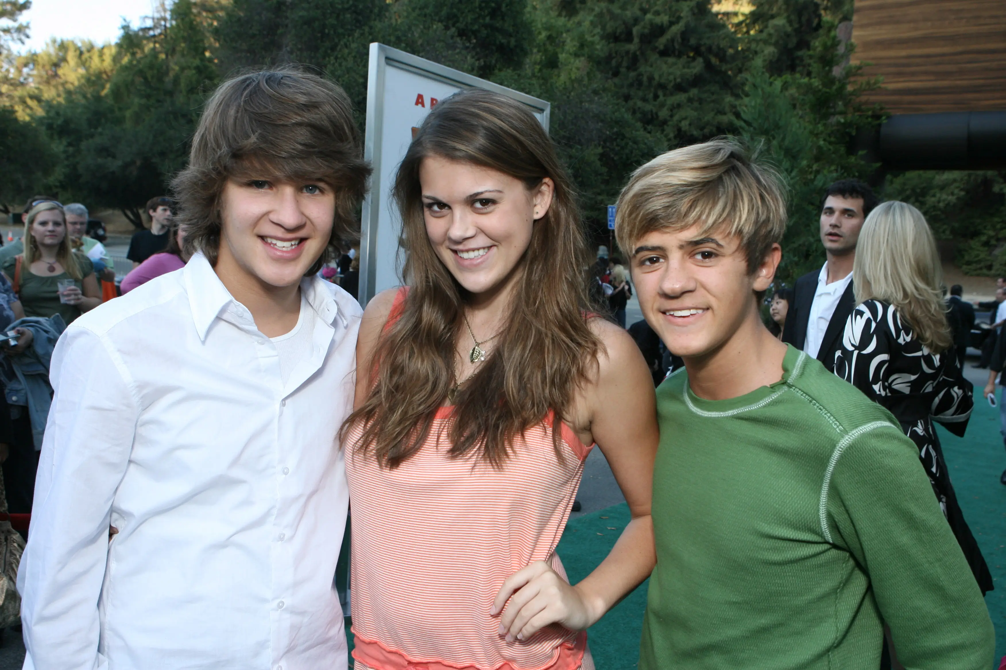 Rob Pinkston, Lindsey Shaw and Devon Werkheiser pictured in 2006.