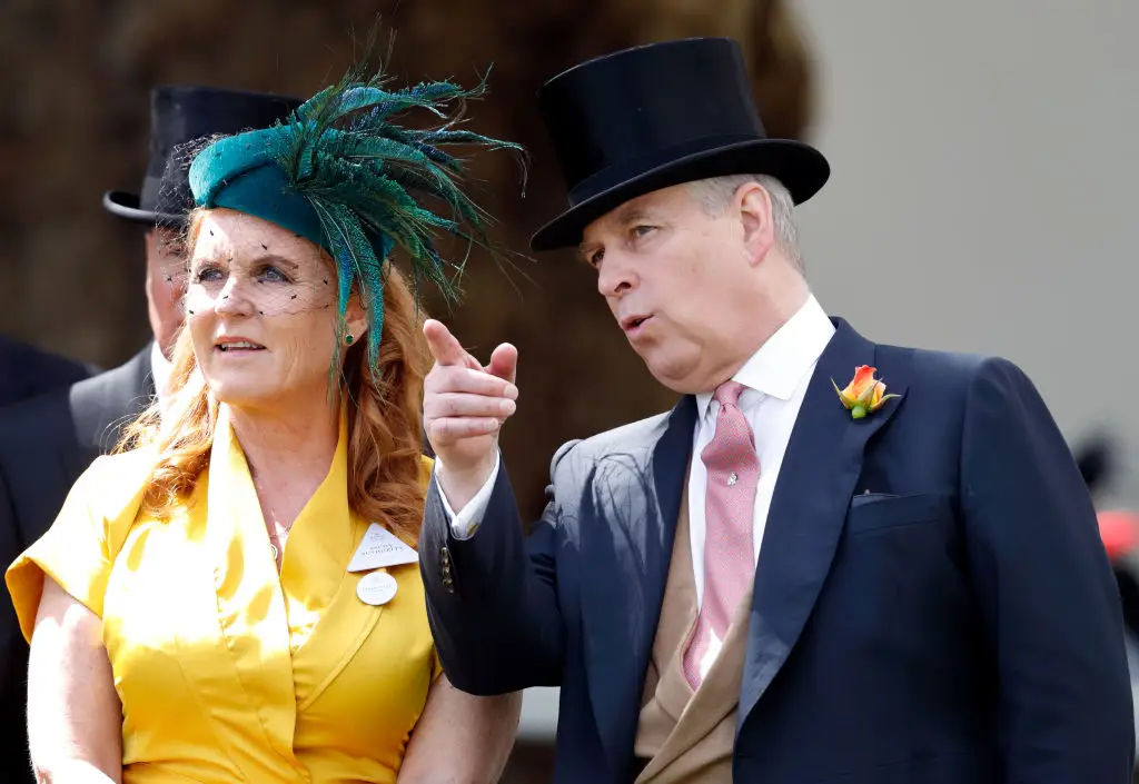 Prince Andrew resides in the Royal Lodge with ex-wife Sarah Ferguson (Max Mumby/Indigo/Getty Images)