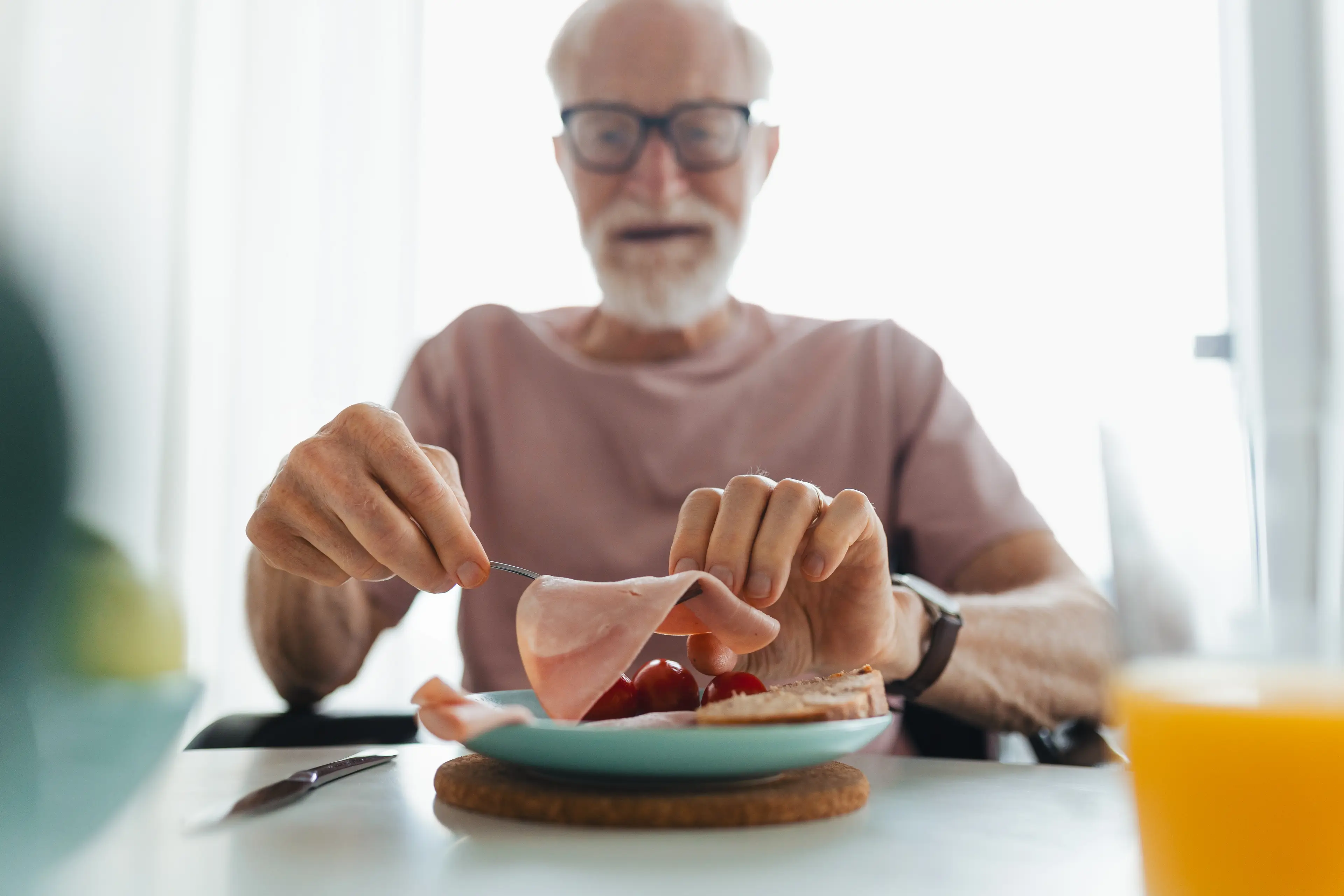 Adding some more meat into your diet as you get older can cut your dementia risk in half (Getty Stock Image)