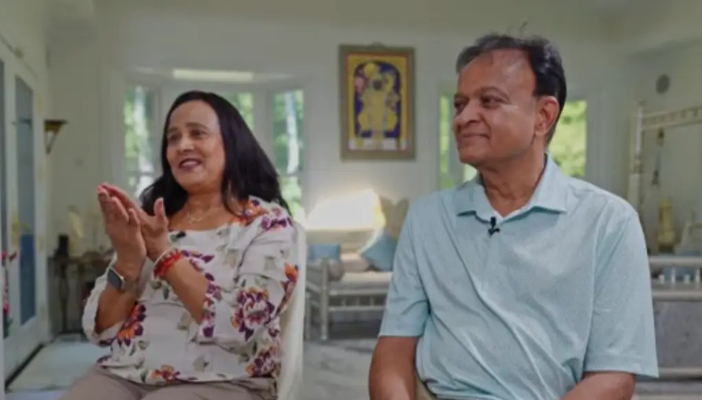 Mita and Hemant Parikh are the sole survivors of their group (CBS Atlanta/ YouTube)