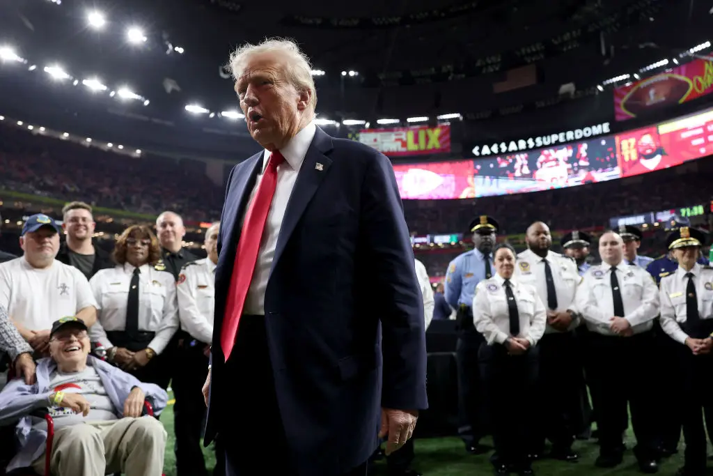 President Donald Trump attended Super Bowl LIX (Jamie Squire/Getty Images)