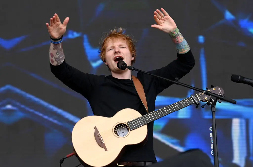 Sheeran continued his Loop Tour without his support acts (Dave J Hogan/Getty Images)