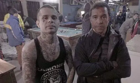 Raphael Rowe inside Tacumbu prison.