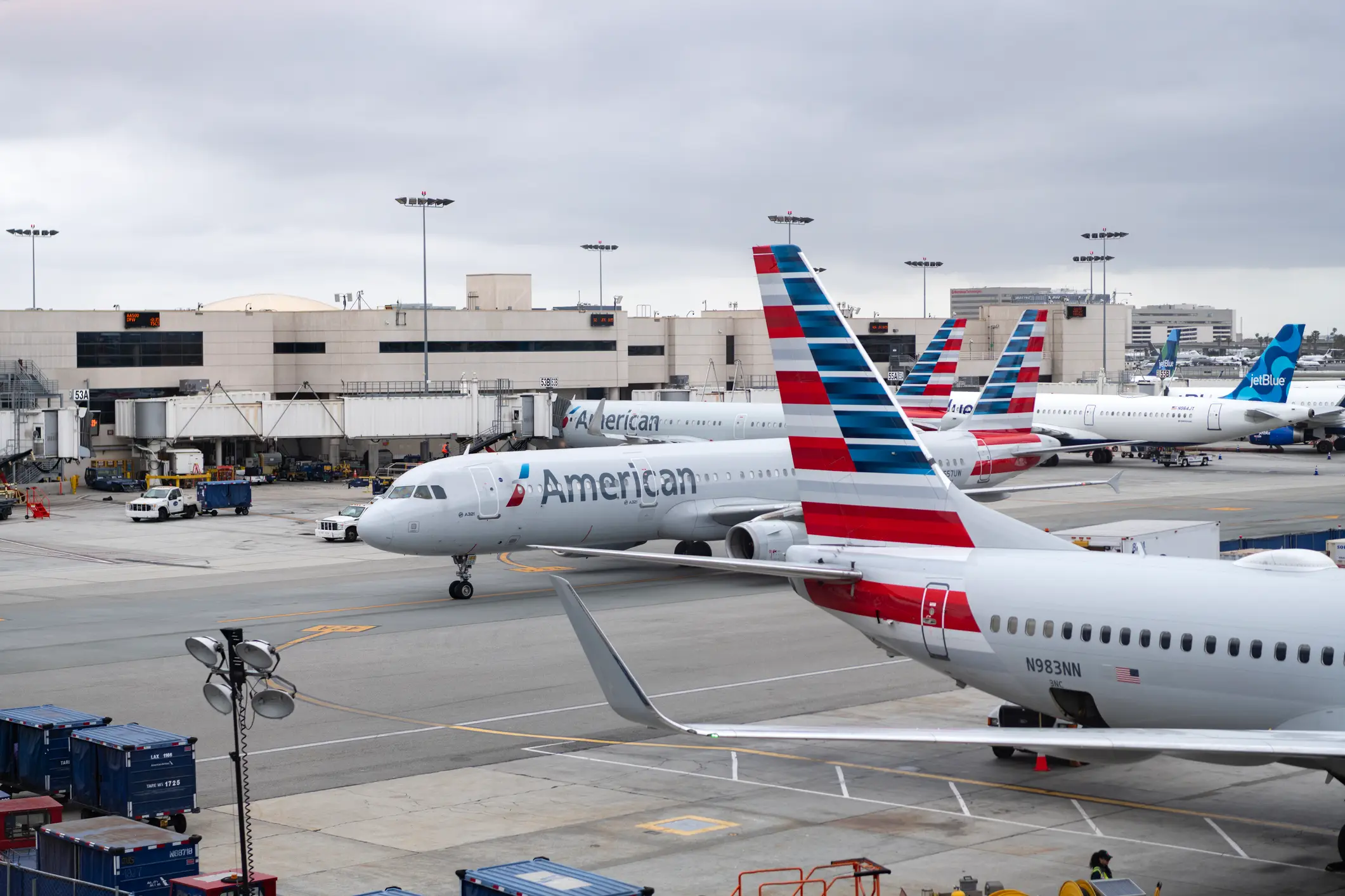 The American Airlines flight made an emergency landing in Baltimore (Getty Stock Images)