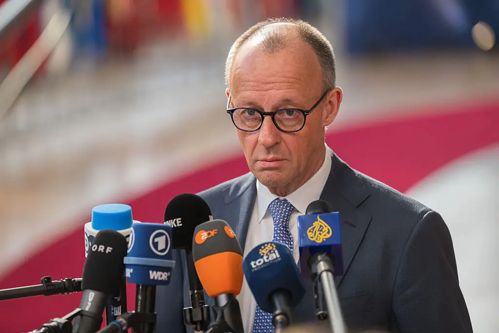 German chancellor Friedrich Merz has criticized Trump (Jonathan Raa/NurPhoto via Getty Images)