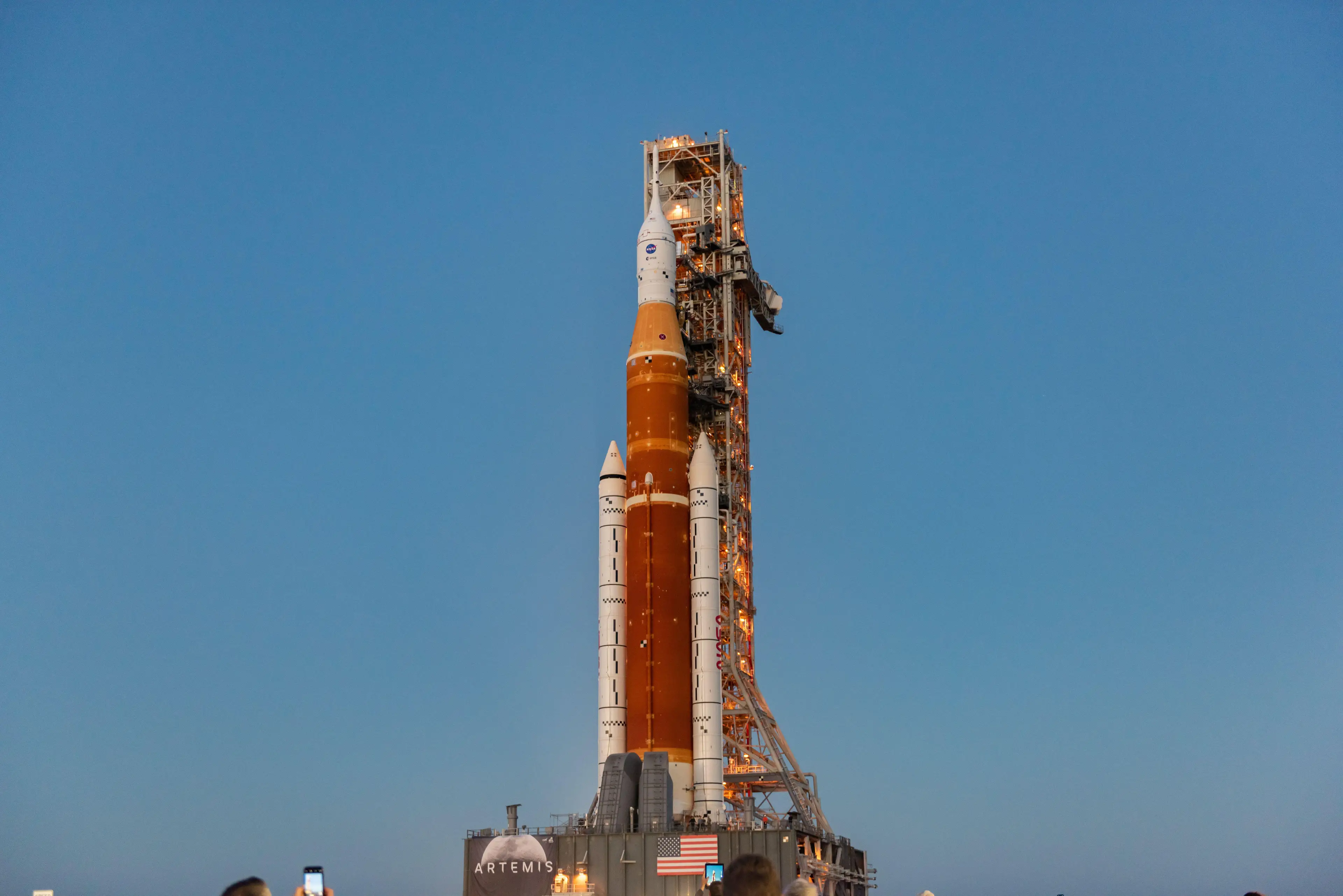 NASA's Artemis programme is due to kick off on 16 November. Credit Brandon Moser/ Alamy Stock Photo