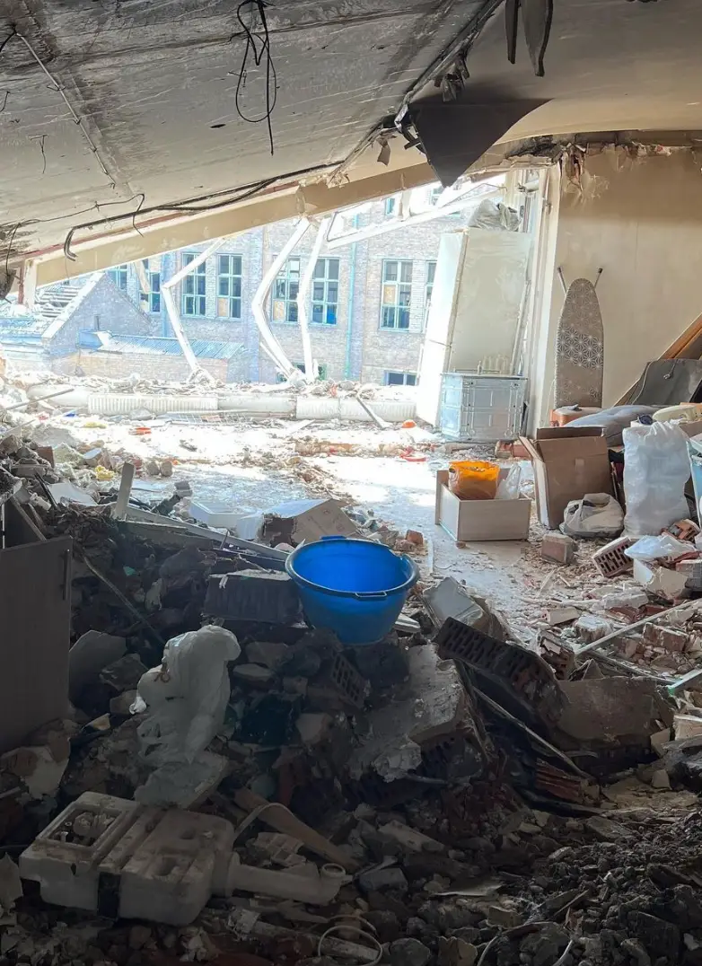 The former host returned to Instagram to share the distressing images from the war-torn country.