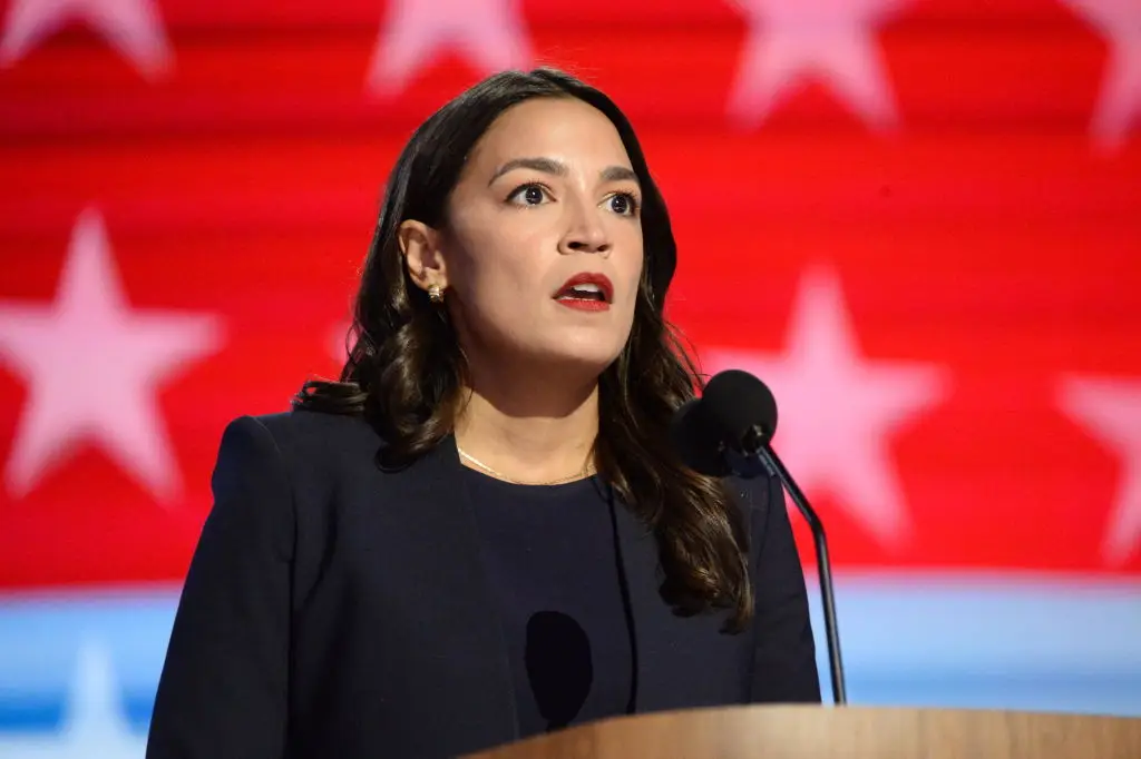 Alexandria Ocasio-Cortez has issued a warning about the bill (Jacek Boczarski/Anadolu via Getty Images)
