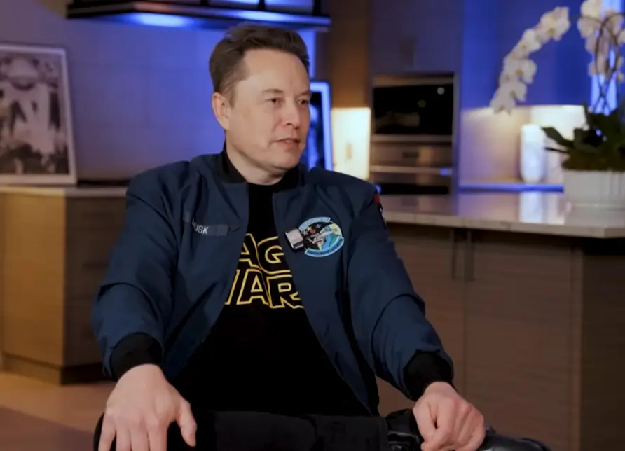 Musk's story wasn't taken well (YouTube/ Katie Miller Pod)