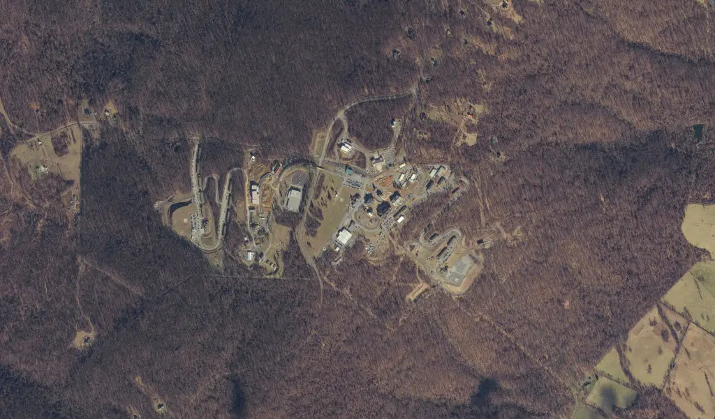 The Mount Weather Emergency Operations Center (Maxar/Getty Images)