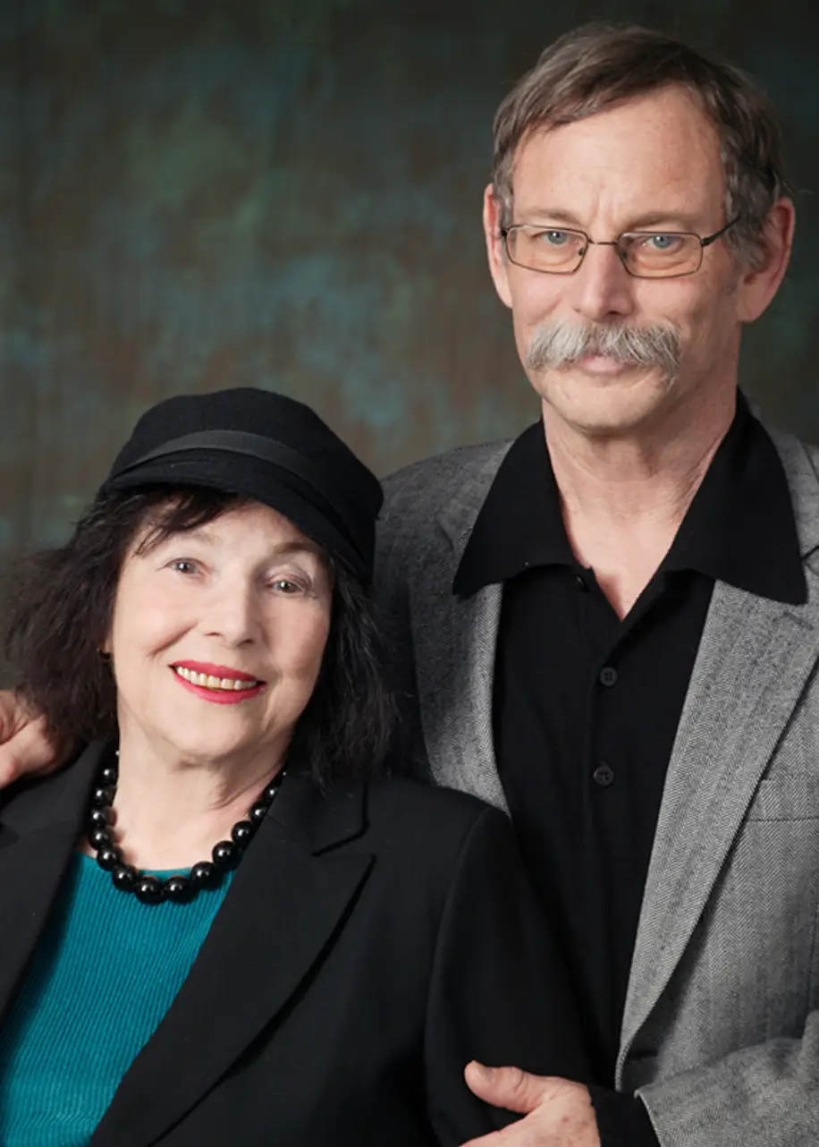 Cohen with her son, Neil Siegel.