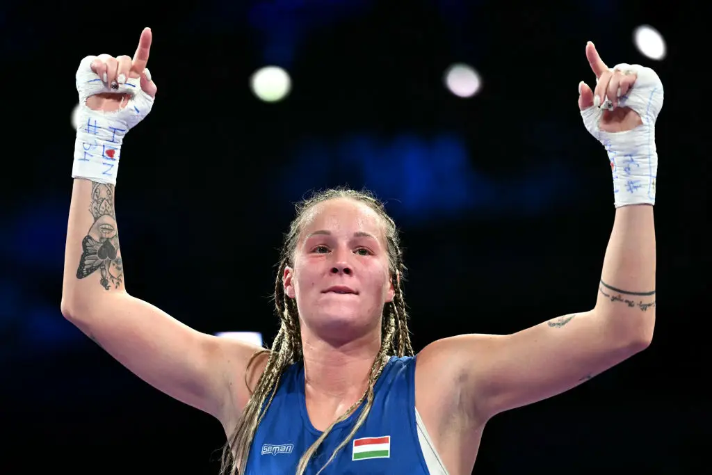 Hungary's Anna Luca Hamori is set to take on Khelif. (MOHD RASFAN/AFP via Getty Images)
