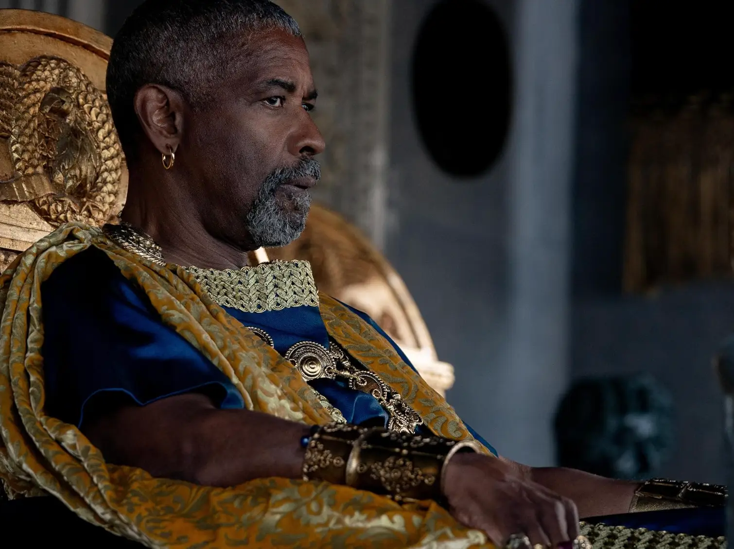 Denzel Washington stars as Macrinus in the upcoming sequel (Paramount Pictures) 