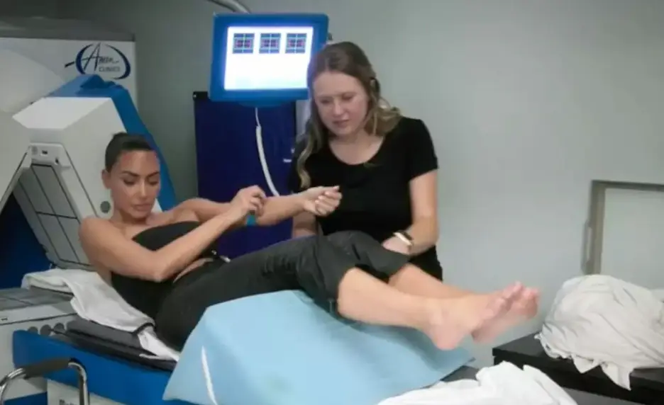 Kim Kardashian underwent a whole body scan (Hulu)