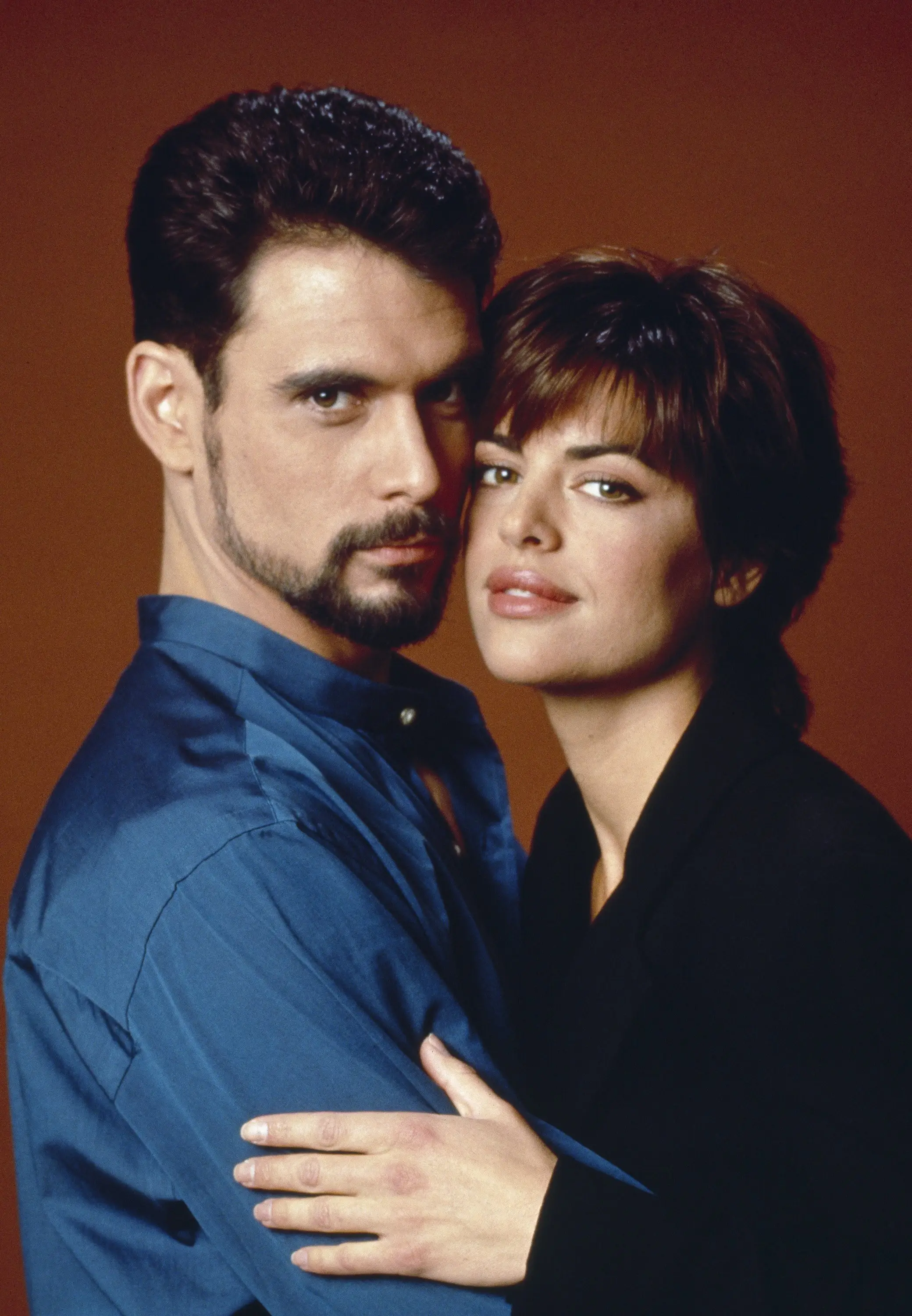 Robert Kelker-Kelly as Bo Brady and Lisa Rinna as Billie Reed in Days of Our Lives (Joseph Del Valle/NBCU Photo Bank/Getty Images)