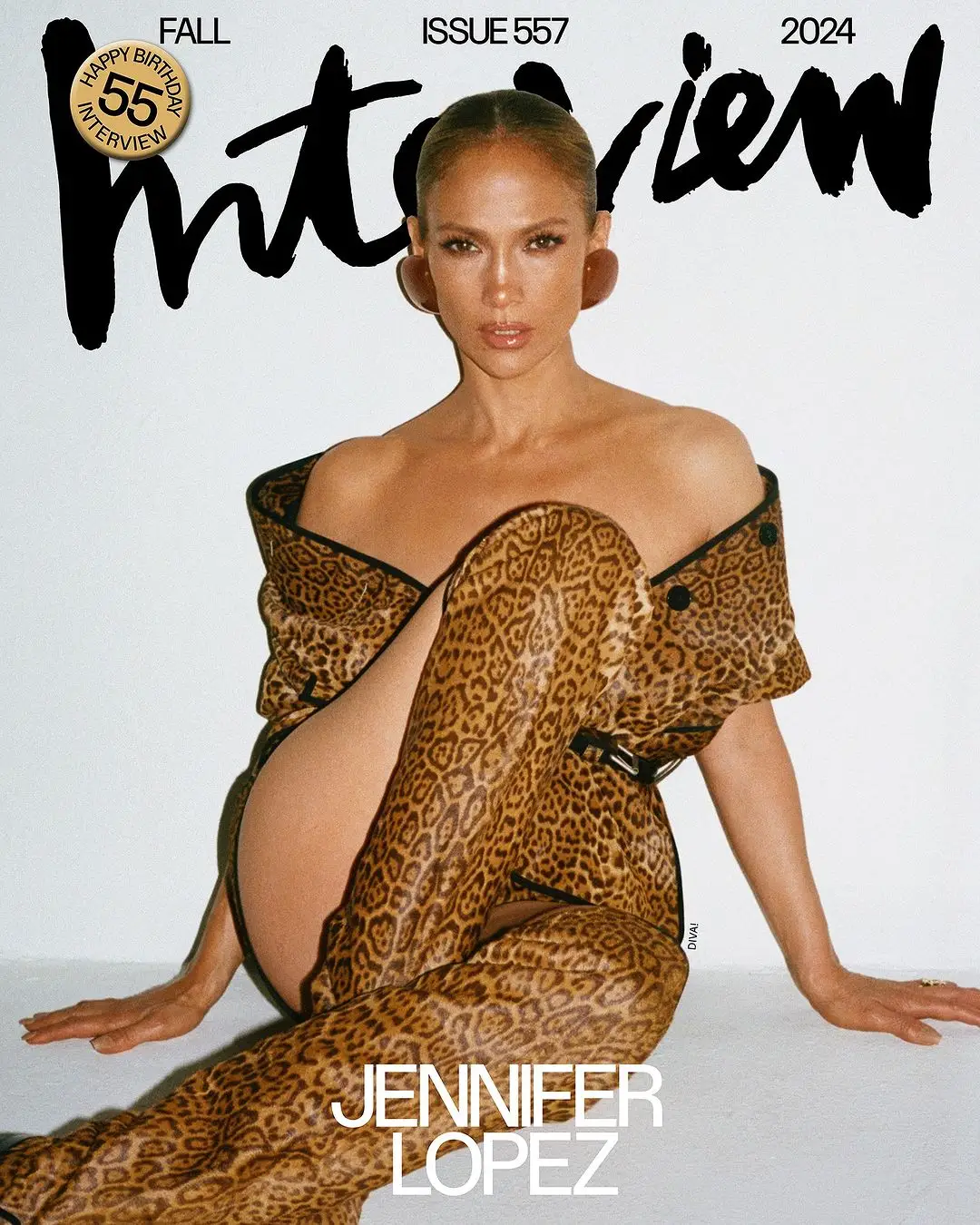 Jennifer Lopez is Interview Magazine's fall 2024 cover star (@interviewmag/Instagram) 