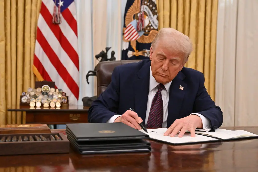 Trump has signed a series of executive orders this week (ROBERTO SCHMIDT/AFP via Getty Images)