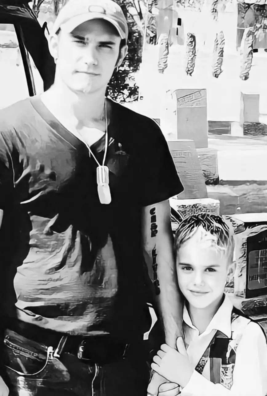 It would seem Justin and Hailey's choice of baby name is linked to the singer's dad (Instagram/ @jeremybieber) 