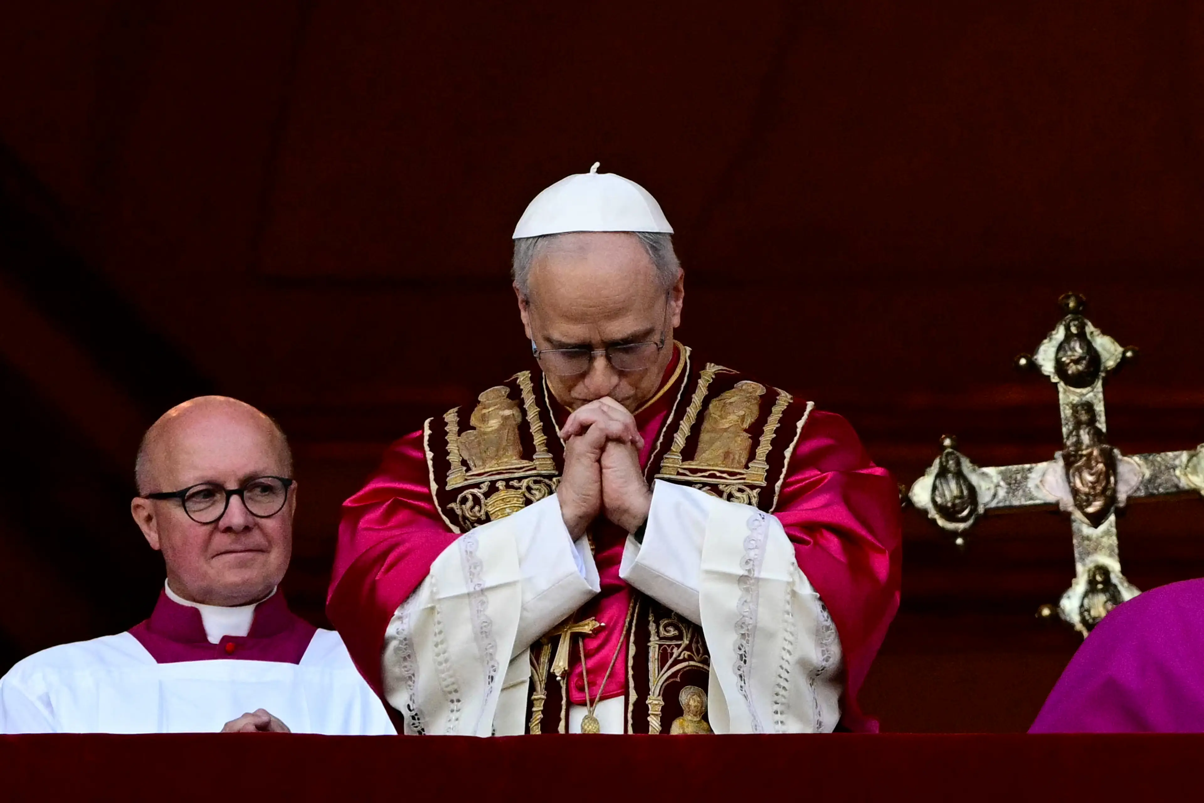 If it comes down to a straight fight between Peru and the US, the pope's prayers are with the Peruvians (TIZIANA FABI/AFP via Getty Images)
