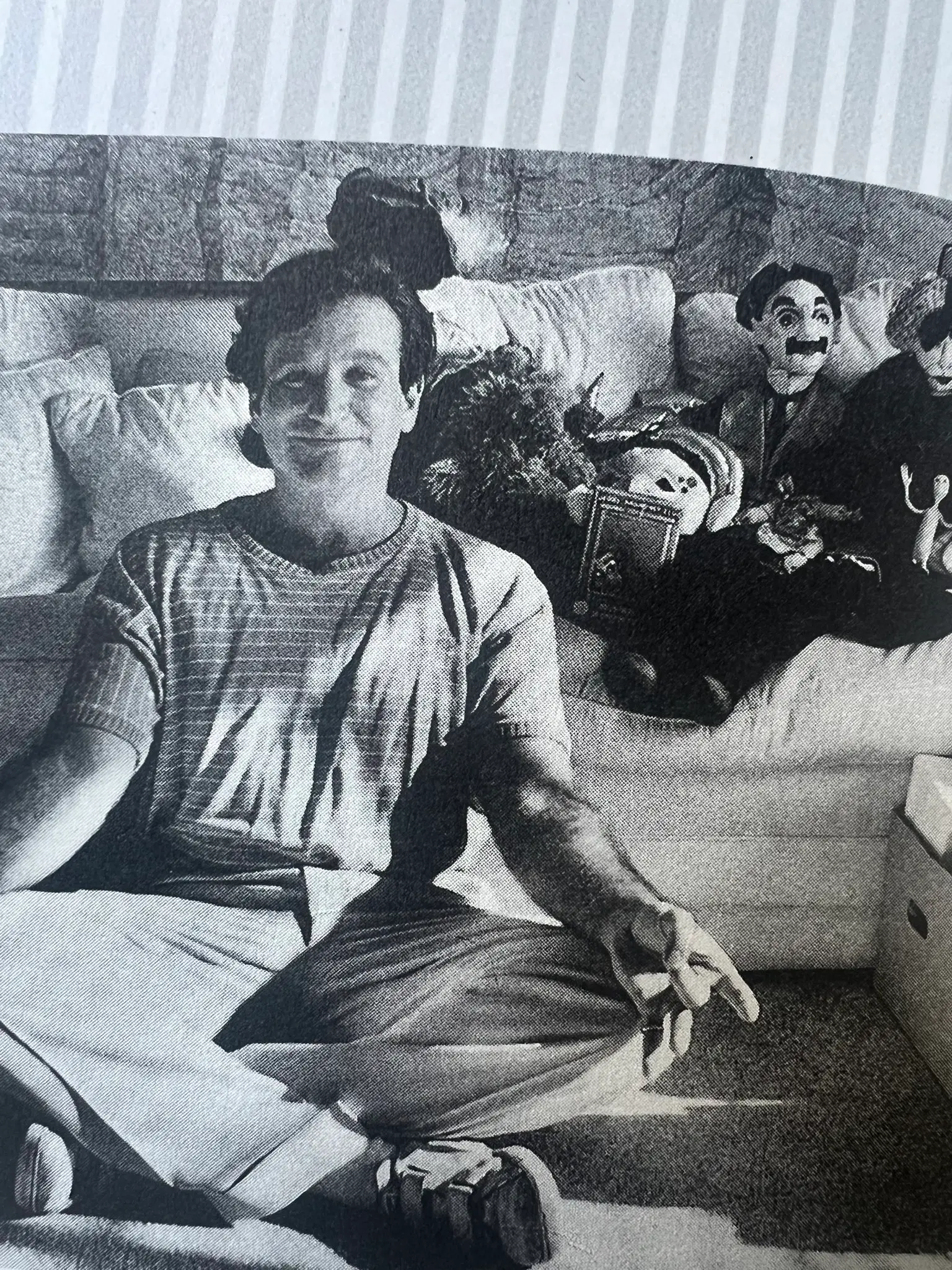 Robin Williams left people in hysterics with his impressions and voices.(Zak Williams/Twitter) 