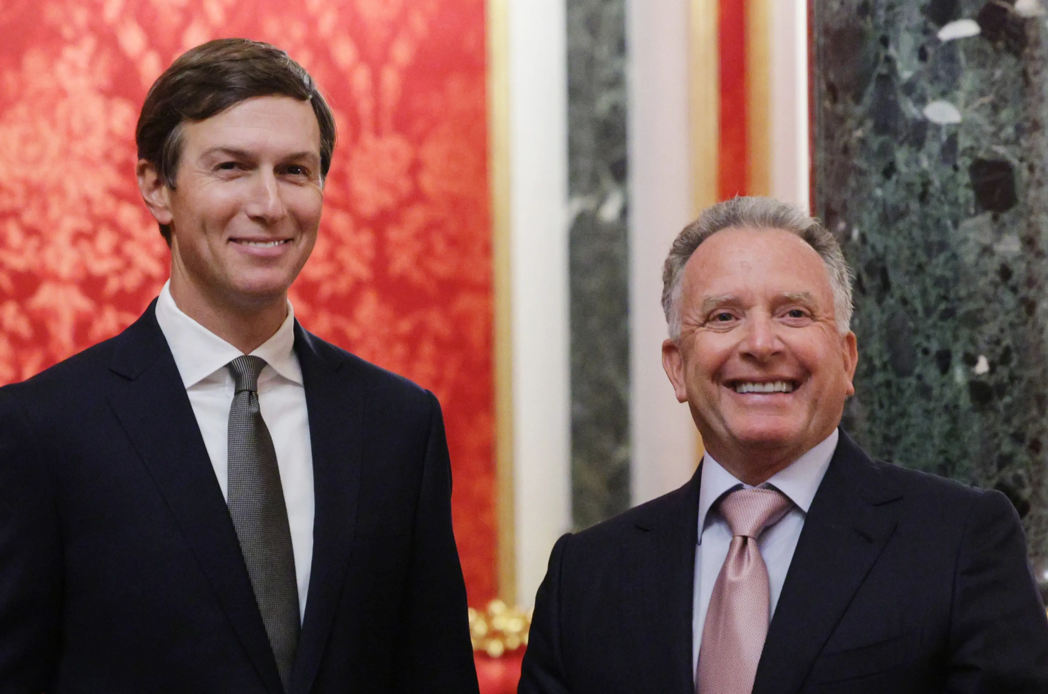 US envoys Steve Witkoff and Jared Kushner met with Vladimir Putin on September 5 (Gavriil Grigorov/Sputnik/Kremlin Pool Photo via AP)