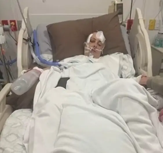 It's thought she mistook a ledge for stairs and stumbled.