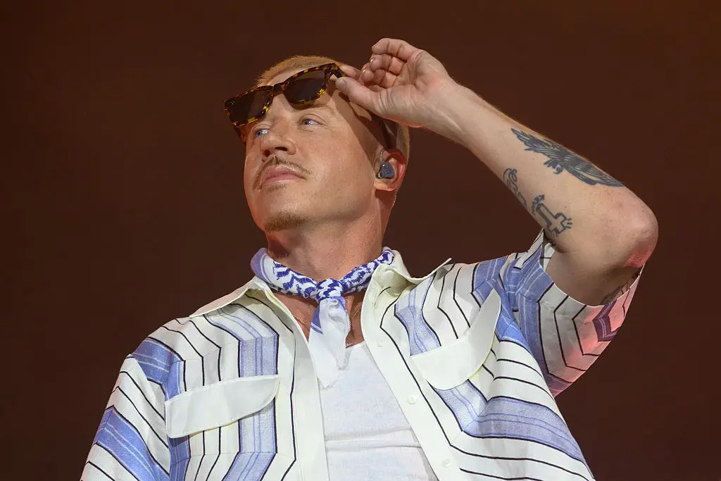 Macklemore said he would be donating 'the entire $1 million of his earnings from Ed Sheeran's Loop Tour to six organizations working to directly support the Palestinian people' (Photo by Kristy Sparow/Getty Images)