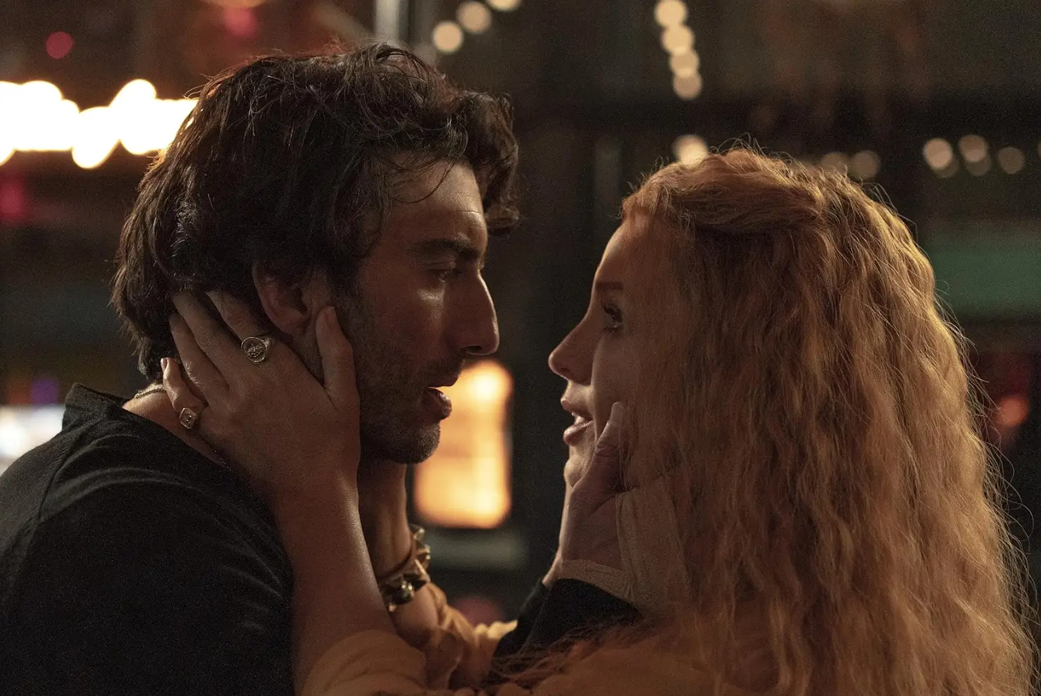 Baldoni and Lively play love interests in the movie. (Sony Pictures Releasing)