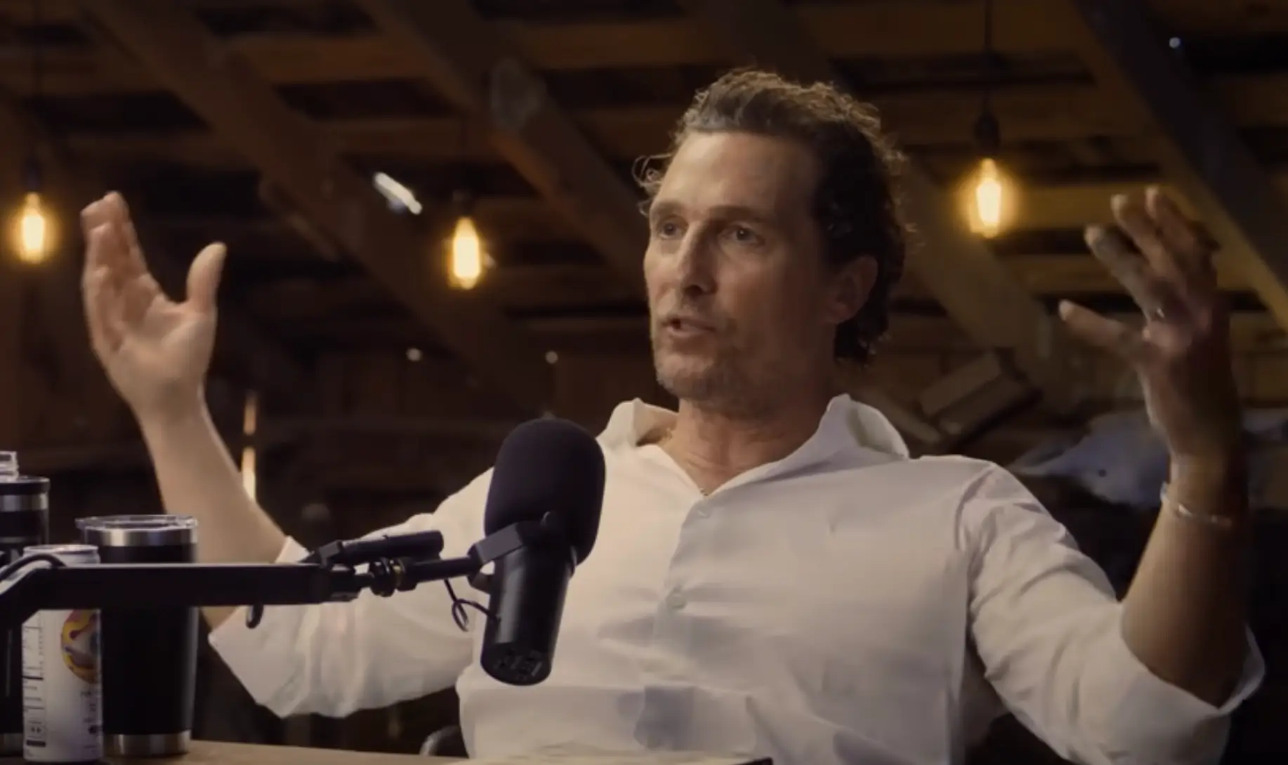 Matthew McConaughey has previously taken a break from Hollywood to shift to new roles(Modern Wisdom podcast)