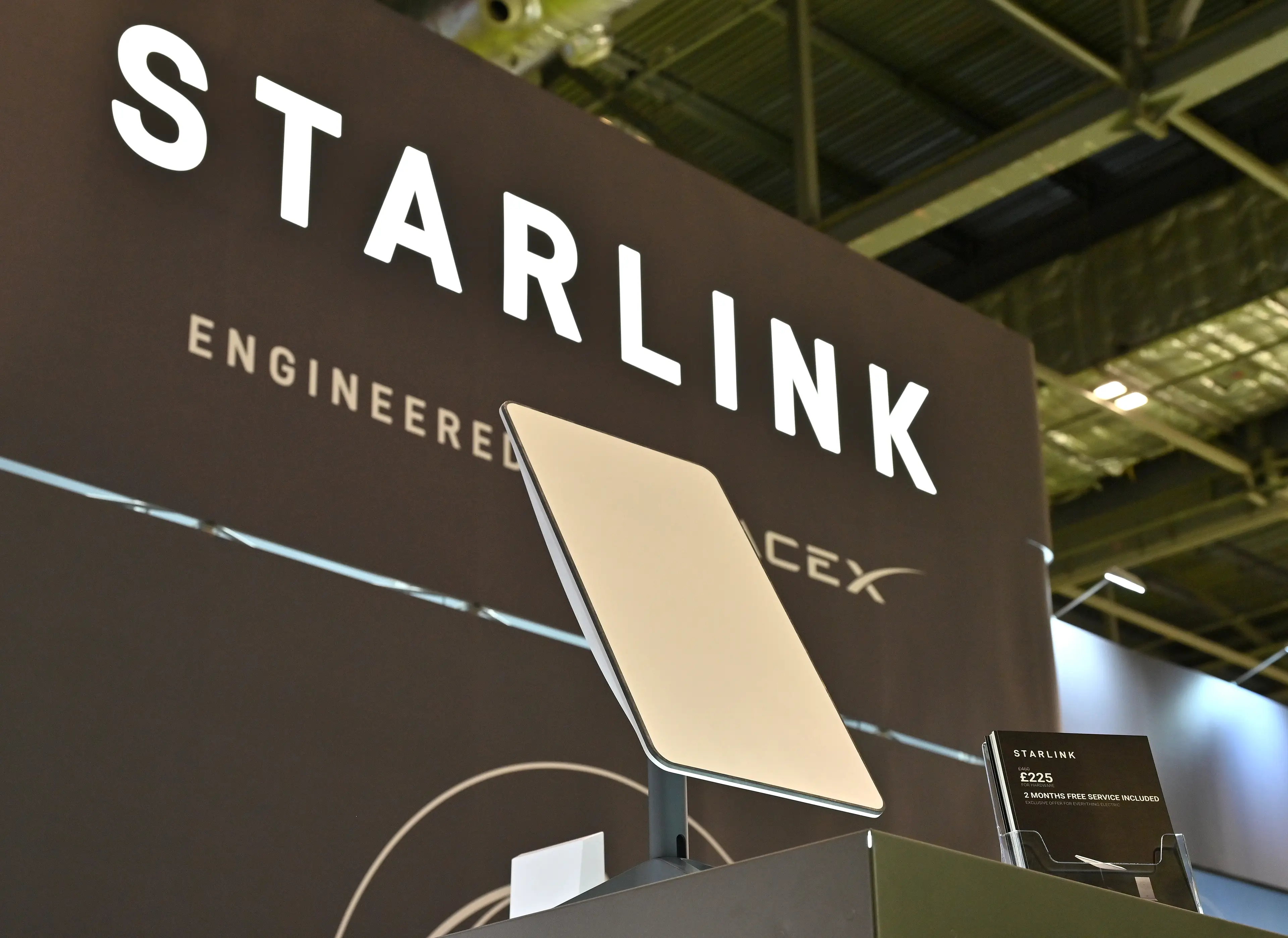 Starlink came to the village in September 2023 (John Keeble/Getty Images)