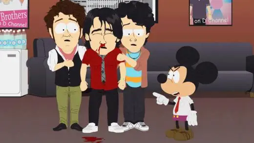 Mickey Mouse attacked Joe Jonas in the episode (HBO/Comedy Central)