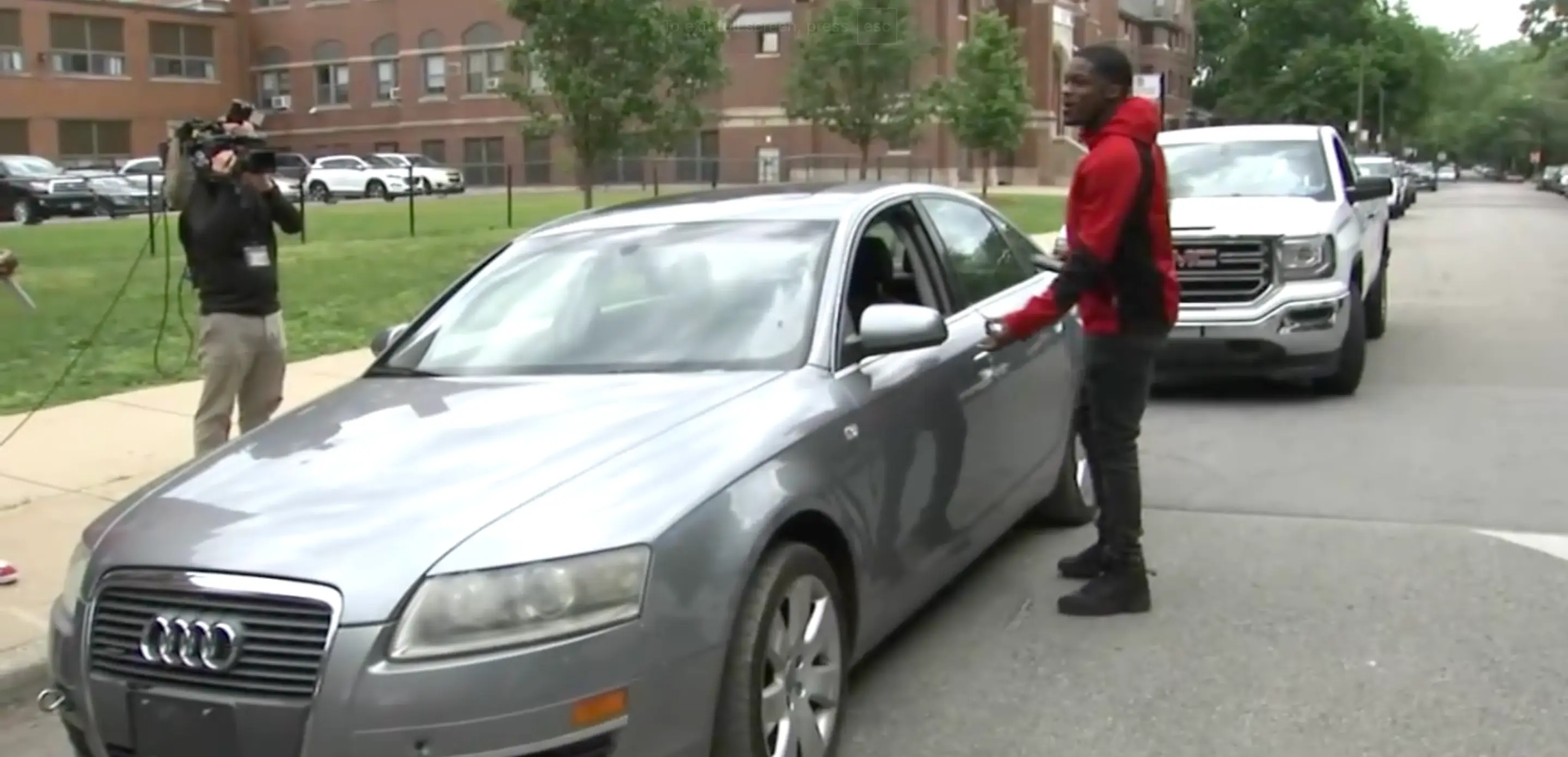 Anthony was gifted a car (ABC News)