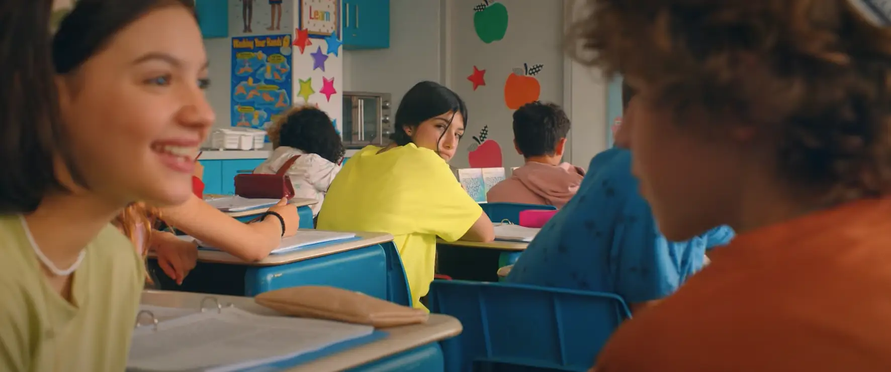 Stacy and Lydia fall out over a boy in their school.