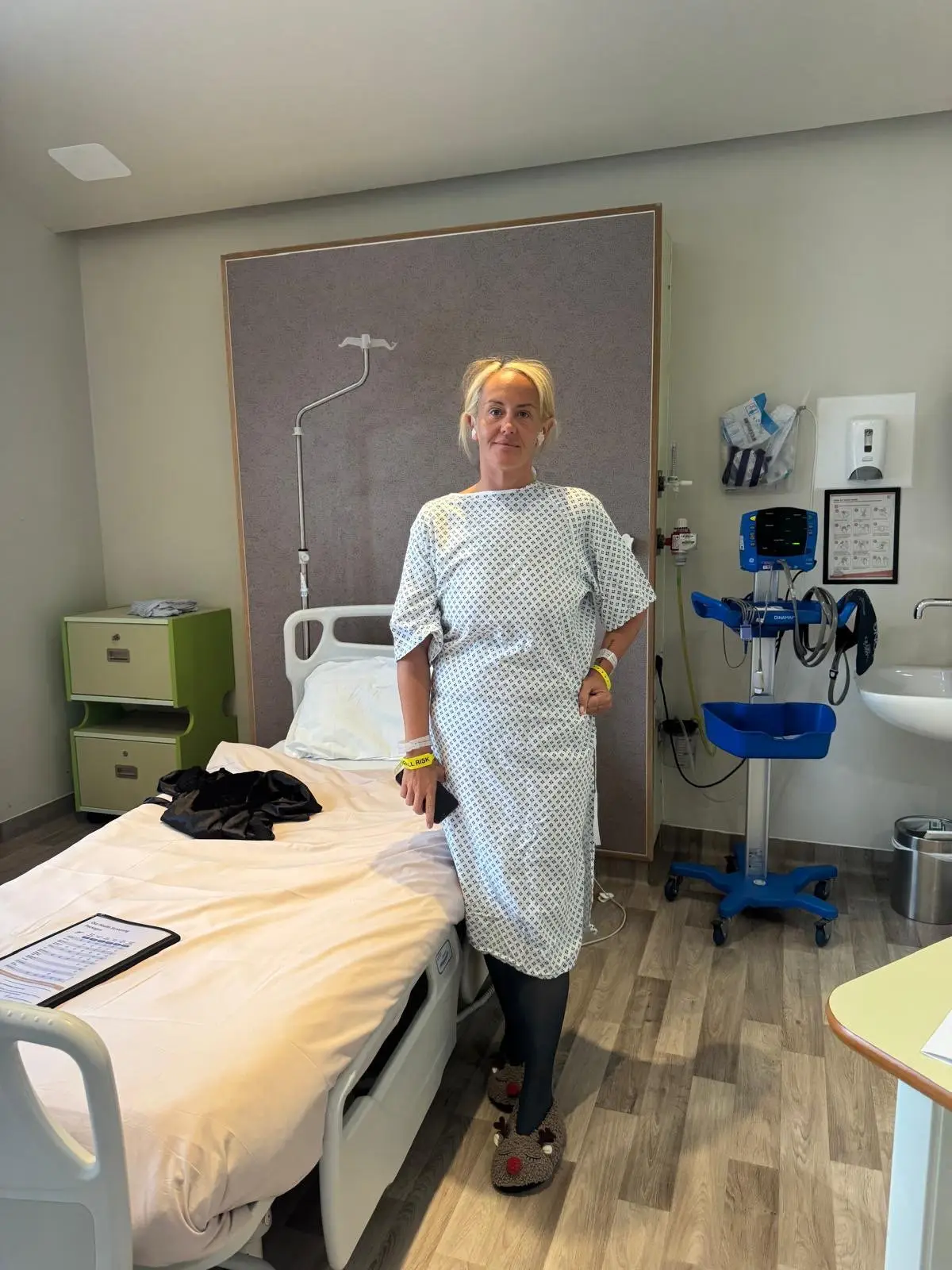 However, gallstones led to her gallbladder being removed (SWNS)